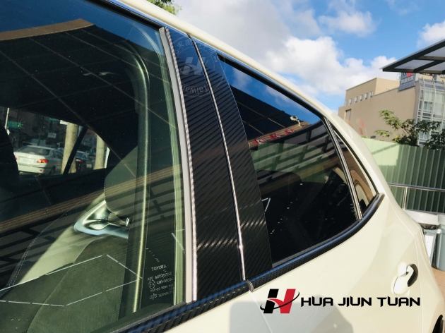 AURIS 卡夢紋路 ABC柱